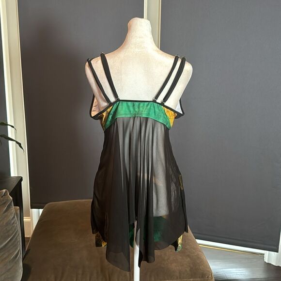 Women’s 2 Piece Jamaican Flag Design Bikini Swimsuit Bathers Size 2XL NEW - Picture 4 of 16